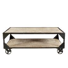 Wooden Iron Coffee Table