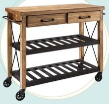 Wooden Kitchen Trolley Cart