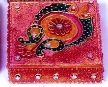 Papier Mache Coin Case