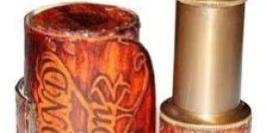 VINTAGE PIRATE SOLID BRASS TELESCOPE 6 INCH