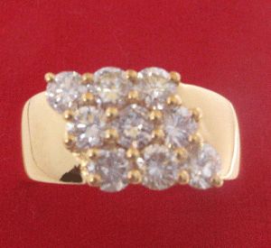 Yellow Gold Ring with Diamond