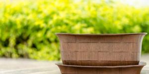 Fiber Kiwi Flower Pot