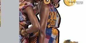 Imitation African Print Fabric