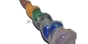 7 Chakra Bonded Spiral Cone