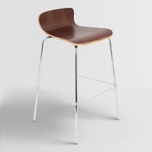 Walnut Bentwood Bar Stool