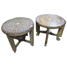 Wooden Bone Inlay Coffee Table