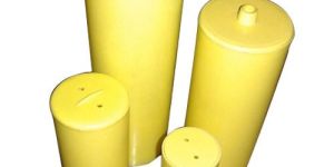 Yellow Plastic Capacitor Can