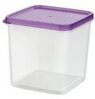 Square Airtight Plastic Food Container 1200 Ml