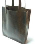 Vintage Leather Tote Bag