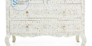 MOTHER OF PEARL CHEST OF DRAWERS