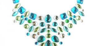 Neck Jewels Turquoise Limegreen