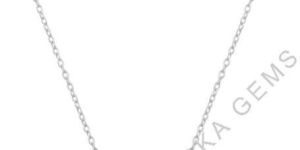 Rose Quartz Pendant Necklace in Silver