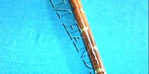 Wooden Walking Stick with Brass Derby Handle