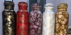 Colored Copper Bottle