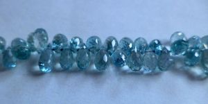 Natural Blue Zircon Briolette