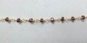 Smokey Quartz Beads Chain