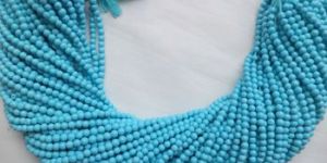 Turquoise Smooth Bead