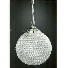 SILVER CRYSTAL HANGING CHANDELIER