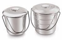 Stainless Steel Buckets with Lid