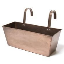 Wall Planter Metal Copper