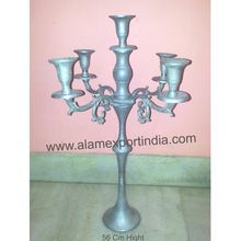Wrought Aluminium Candelabra