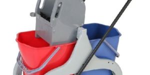 Double Bucket Wringer Trolley