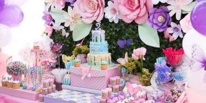 Birthday Stage Flower Decoration