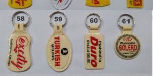 Promotional Plastic Laminated Keychains