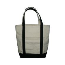 Cotton Canvas Boat Bag with Self Handle
