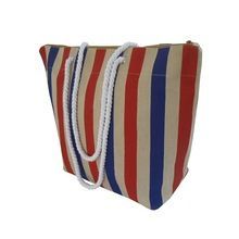 Zip Closure Juco Tote Bag