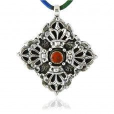 Summer Stock!! 925 Silver Coral Pendant