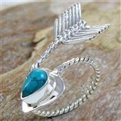 Turquoise Gemstone Designer Ring