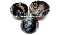 Solomon Agate Gemstone Bowls