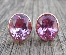 Gemstone Stud Earrings