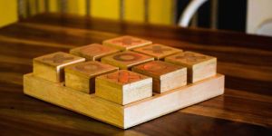 TIC TAC TOE Wooden Game