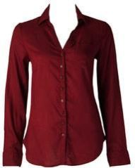 Ladies Red Formal Shirt