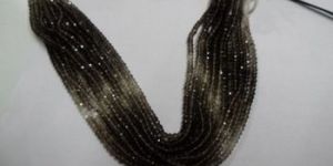 Smoky Quartz Faceted Laser Cut