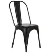 Vintage Iron Gunmetal Cello Chair