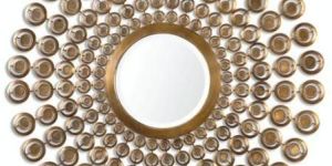 Round Glass Wall Mirror
