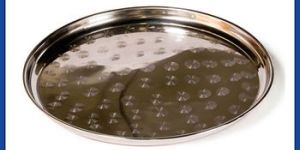 Round Stainless Steel Tray