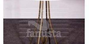 White Round Marble Top Side Table