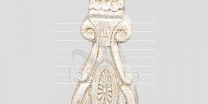 White Rustic Wood Candle Holder