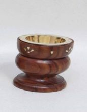 WOODEN MABKHARA ARABIC INCENSE BURNER