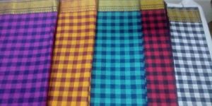 Mangalagiri Checks Handloom Material