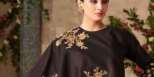 Satin Party Wear Gown