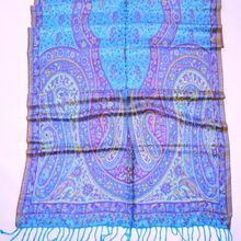 Viscose Polka Dot Jacquard Scarf