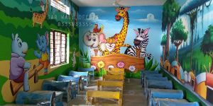 Play School Wall Painting
