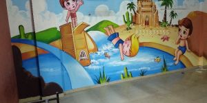 Play School Wall Painting