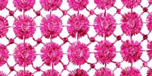 Polyester Embroidered Dress Party Wear Fabric