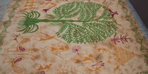 TRIBAL TREE LIFE TAPESTRY FROM INDIA